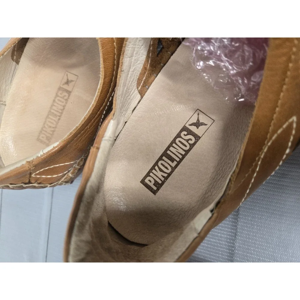 Picolinos Jerez Calfskin Leather Driving Moccasin Shoe Sz 8.5 Casual SlipOn EUC
